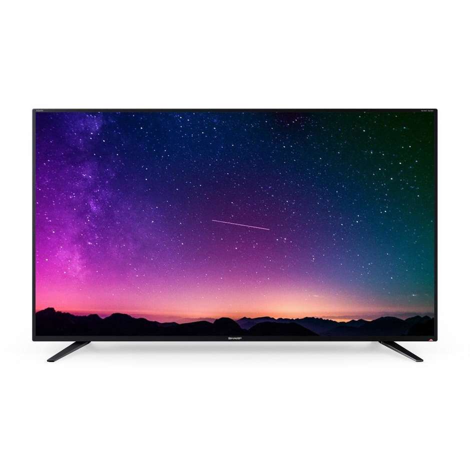 Sharp 43BJ2E TV LED 43" 4K Ultra HD Smart TV Wi-Fi Classe G colore cornice nero