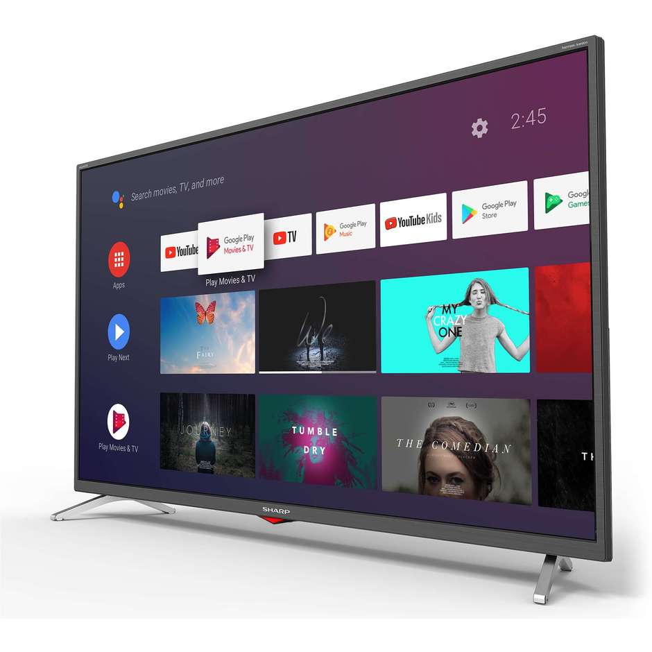 Sharp LC-40BL3EA TV LED 40'' 4K Ultra HD Smart TV Wi-Fi Classe A colore nero