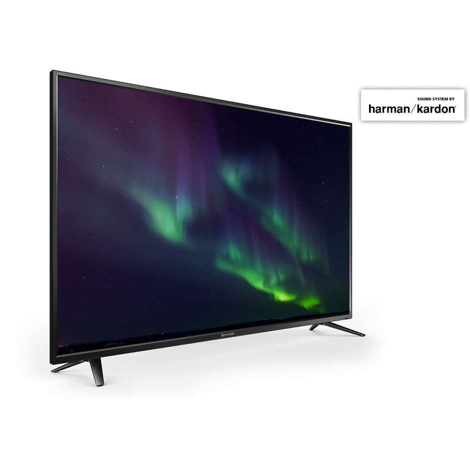 Sharp LC-55CUG8052E Tv LED 55" 4K Ultra HD Smart Tv Wi-fi classe A colore nero