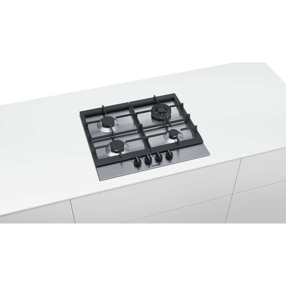 Siemens EC6A5HB90 piano cottura a gas 60 cm 4 fuochi colore inox