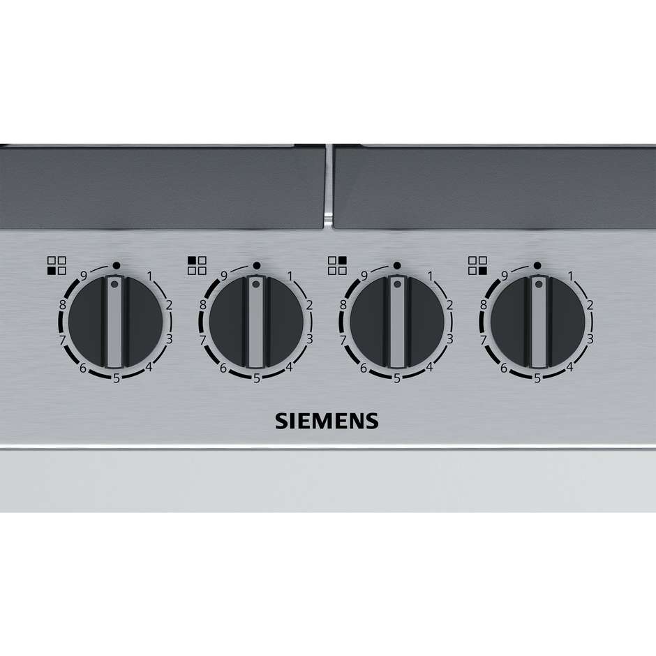 Siemens EC6A5HB90 piano cottura a gas 60 cm 4 fuochi colore inox