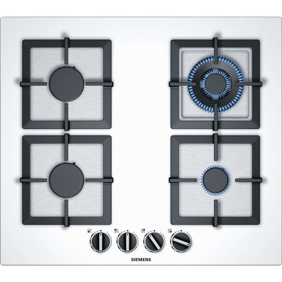 Siemens EP6A2HB20 piano cottura a gas 60 cm 4 fuochi colore bianco