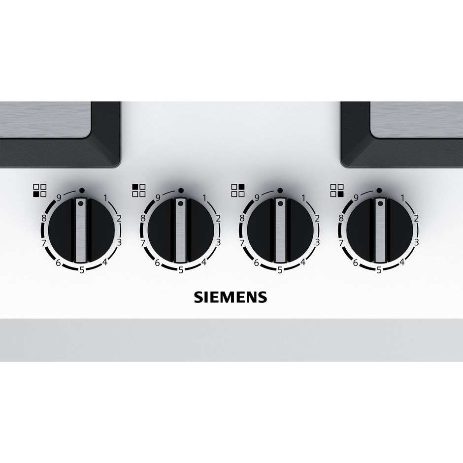 Siemens EP6A2HB20 piano cottura a gas 60 cm 4 fuochi colore bianco