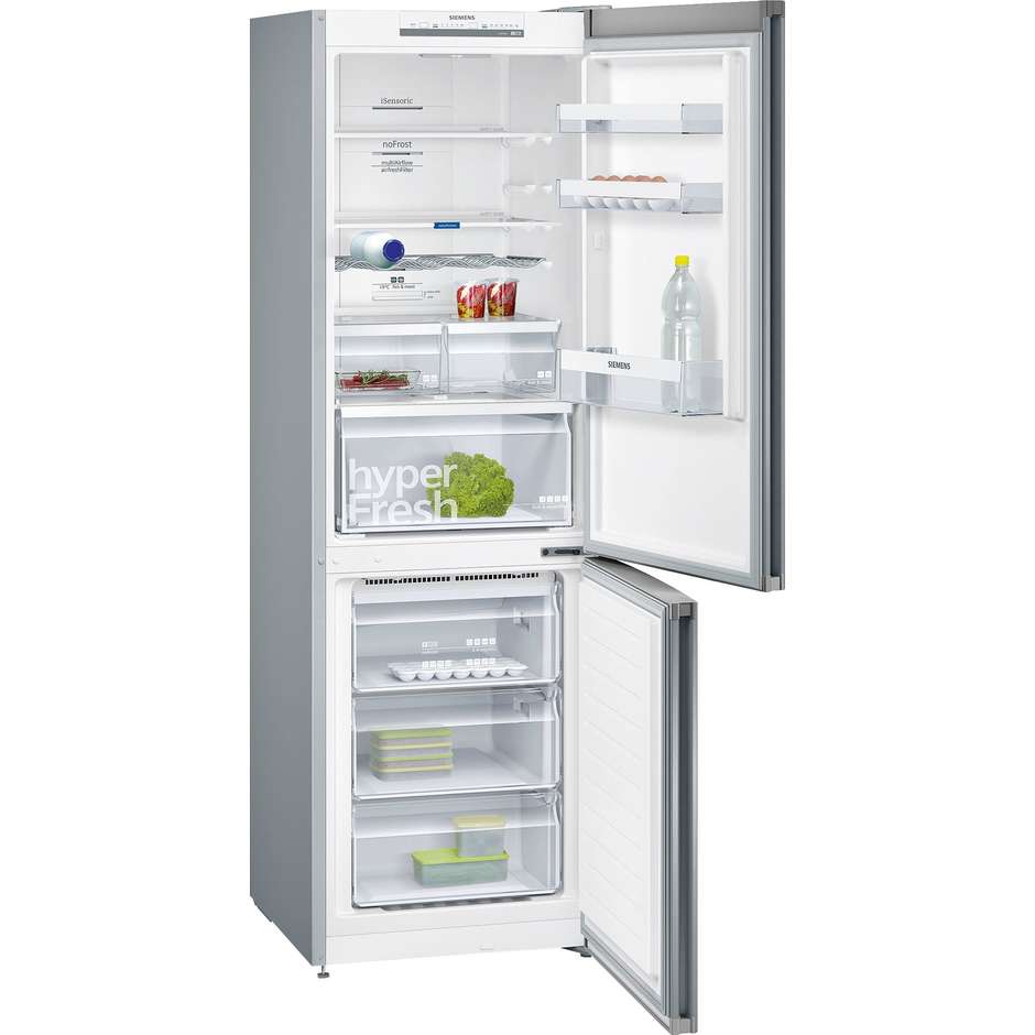 Siemens KG36NVI3A Frigorifero combinato 324 litri Classe A++ Total no Frost colore acciaio Inox