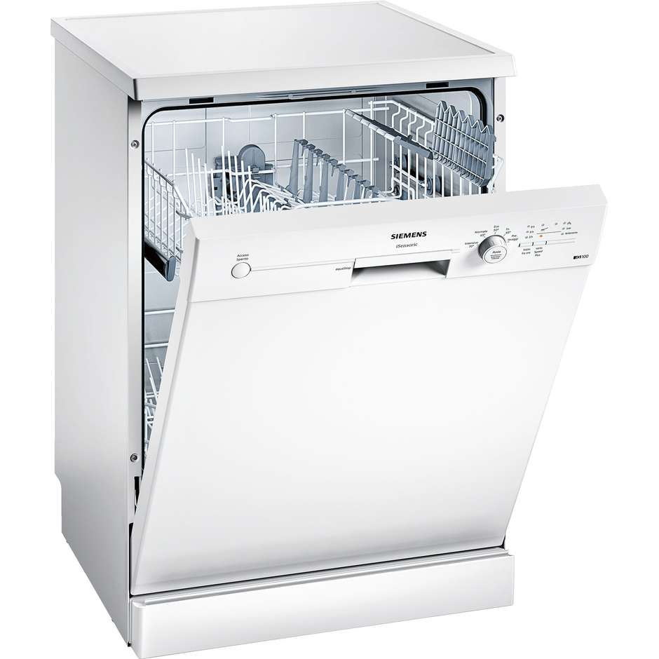 Siemens SN215W01AJ lavastoviglie sottopiano 12 coperti 5 programmi classe A++ colore bianco