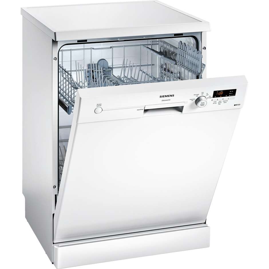 Siemens SN215W02AJ iQ100 lavastoviglie 12 coperti 5 programmi classe A++ colore bianco