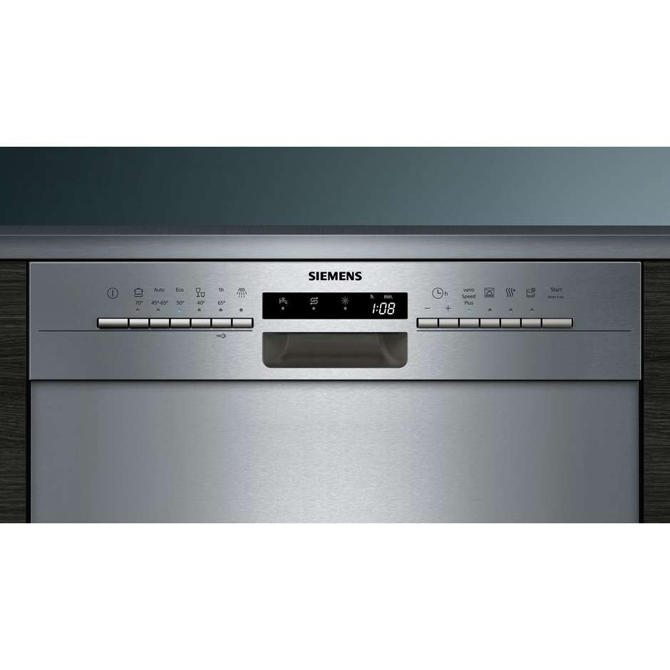 Siemens SN436S01KE iQ300 lavastoviglie inseribile sottopiano 13 coperti 6 programmi classe A++