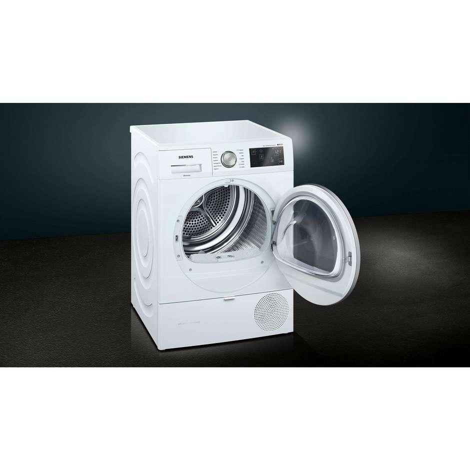Siemens WT7WH608IT SelfCleaning asciugatrice a pompa di calore 8 Kg classe A++ colore bianco