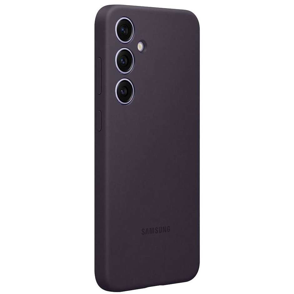 silicone case dark violet s24+