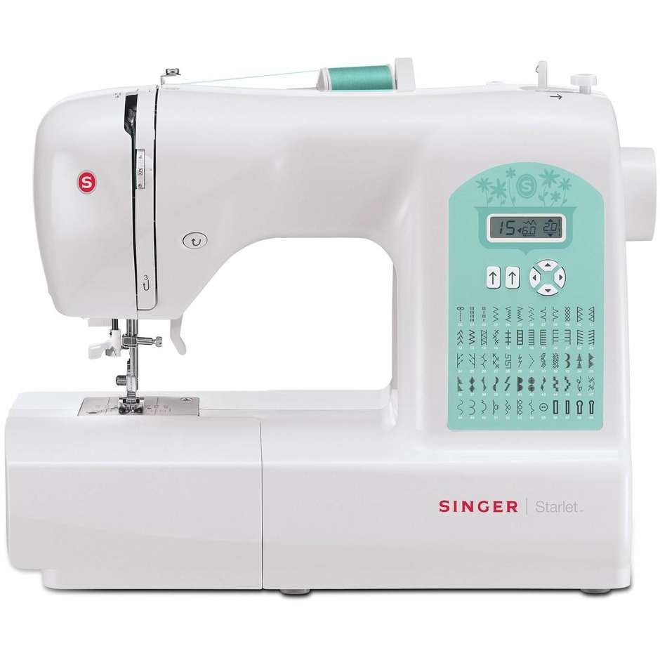 Singer Starlet 6660 Macchina da cucire elettrica 60 schemi con display LCD