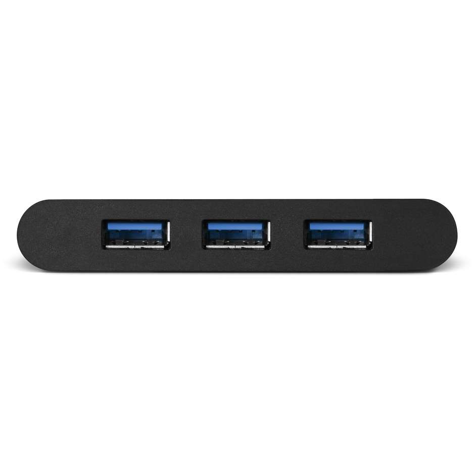 Sitecom CN-083 Hub USB 3.0 a 4 Porte Type-A con Alimentatore da Parete Dedicato Nero