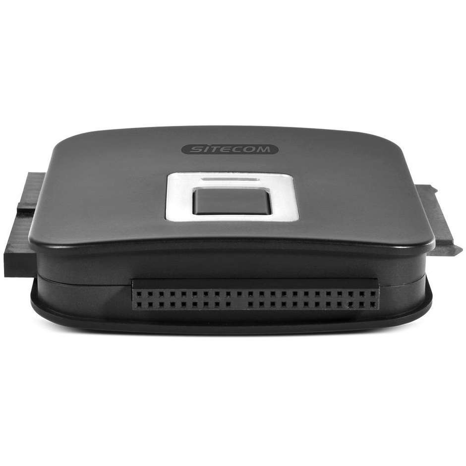 Sitecom CN-334 Cavo Adattatore da USB 3.0 a SATA per Hard Disk e SSD da 2.5" e 3.5" con Alimentatore Nero