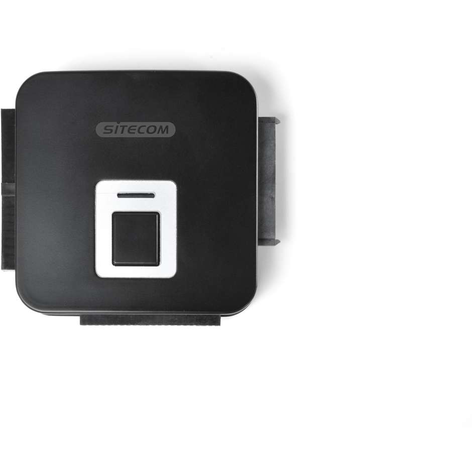 Sitecom CN-334 Cavo Adattatore da USB 3.0 a SATA per Hard Disk e SSD da 2.5" e 3.5" con Alimentatore Nero