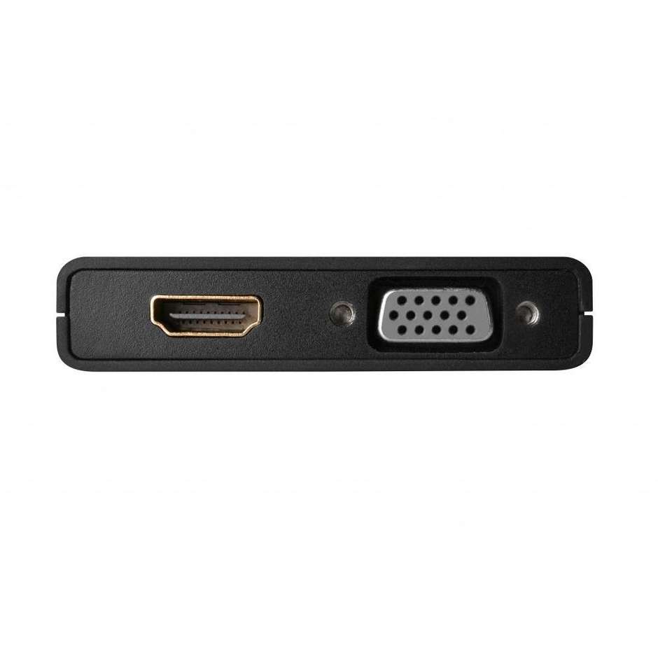 Sitecom CN-347 adattatore mini 2 in 1 displayport per HDMI/VGA colore nero