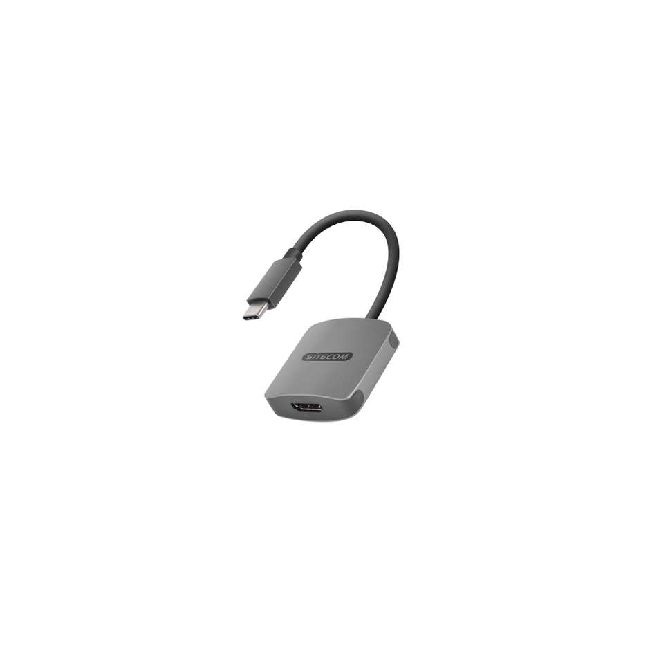 Sitecom CN-372 Adattatore da USB-C a HDMI 4K UHD 60Hz Compatto Alluminio Grigio