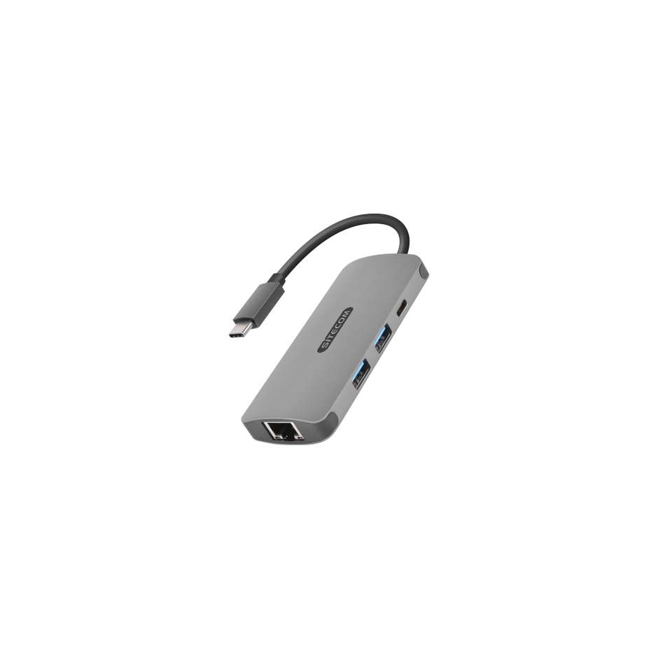 Sitecom CN-378 Adattatore USB-C to Gigabit LAN + 2 USB 3.0