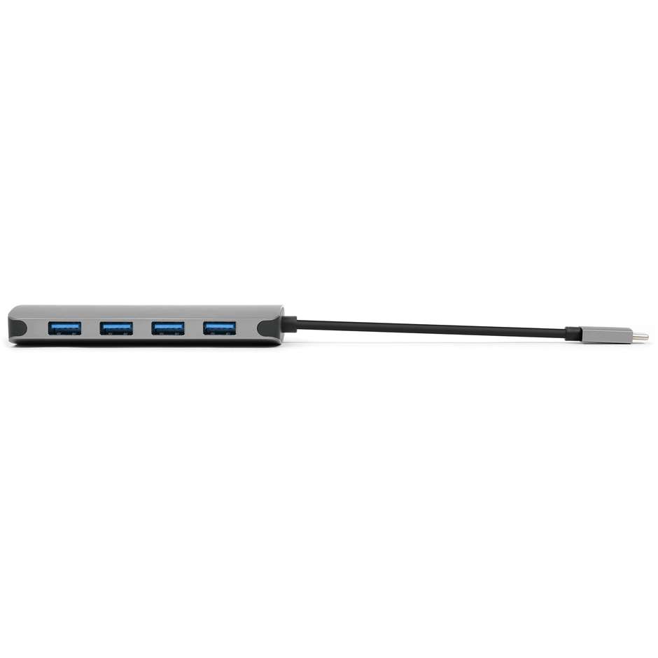 Sitecom CN-383 Sistema USB-C per PC 4 porte Plug-and-play colore Grigio