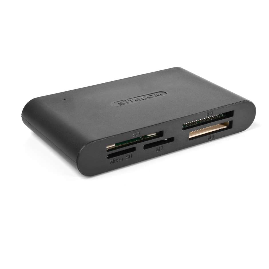Sitecom MD-060 Lettore schede di memoria USB 2.0 SD microSD CF e Memory Stick nero
