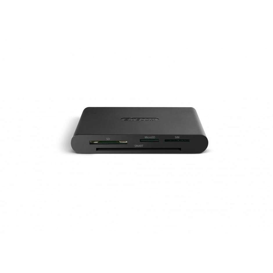 Sitecom MD-065IT Lettore All-in-One USB 2.0 per smart card, SD, microSD e SIM nero