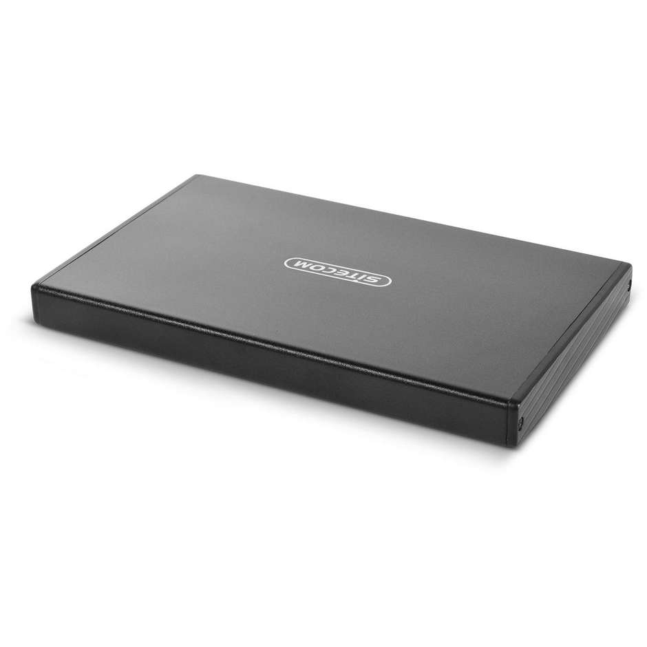 Sitecom MD-385 Hard Drive Case Box Esterno USB 2.0 per Hard Disk e SSD SATA 2.5" Nero