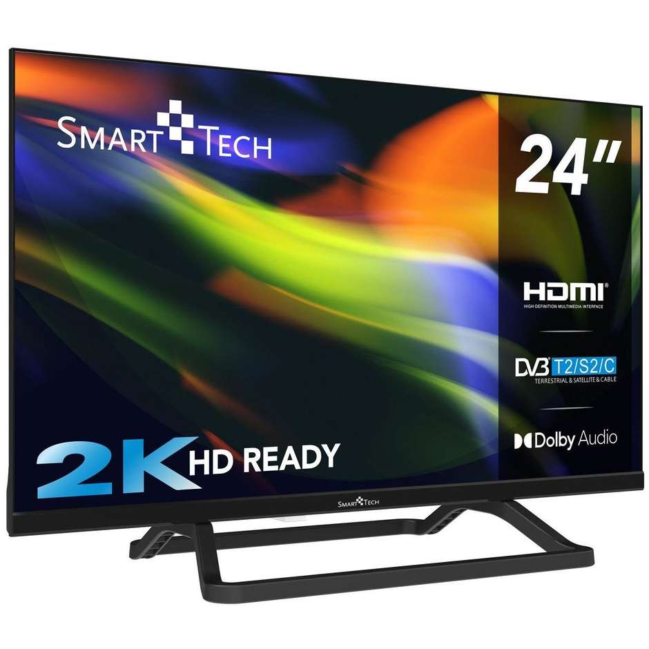 Smart Tech 24HN01V3CA TV 24" HD Classe E Colore Nero