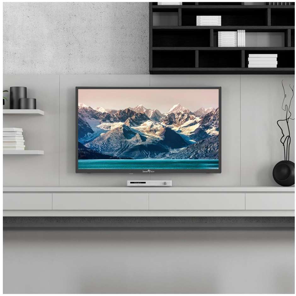 Smart Tech 32HN10T2 Tv Led 32" HD-Ready Classe E Colore Nero