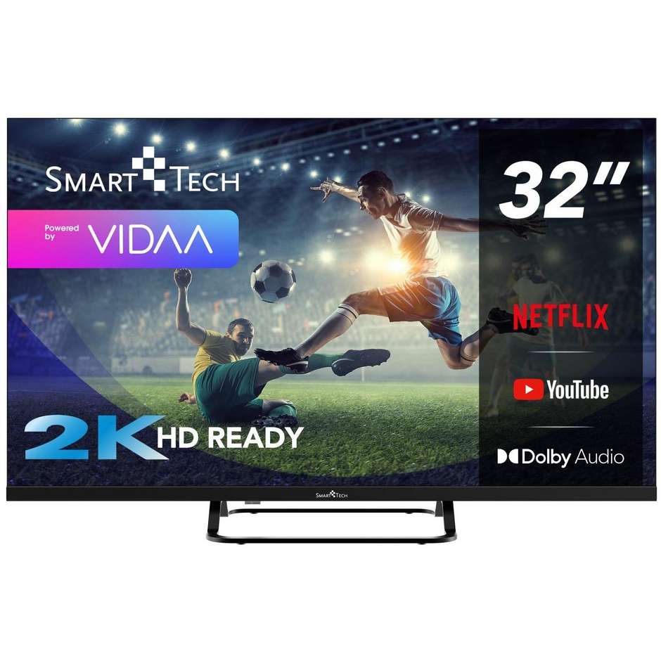 Smart-Tech 32HV02V Smart TV DLED 32" HD Wi-Fi Nero