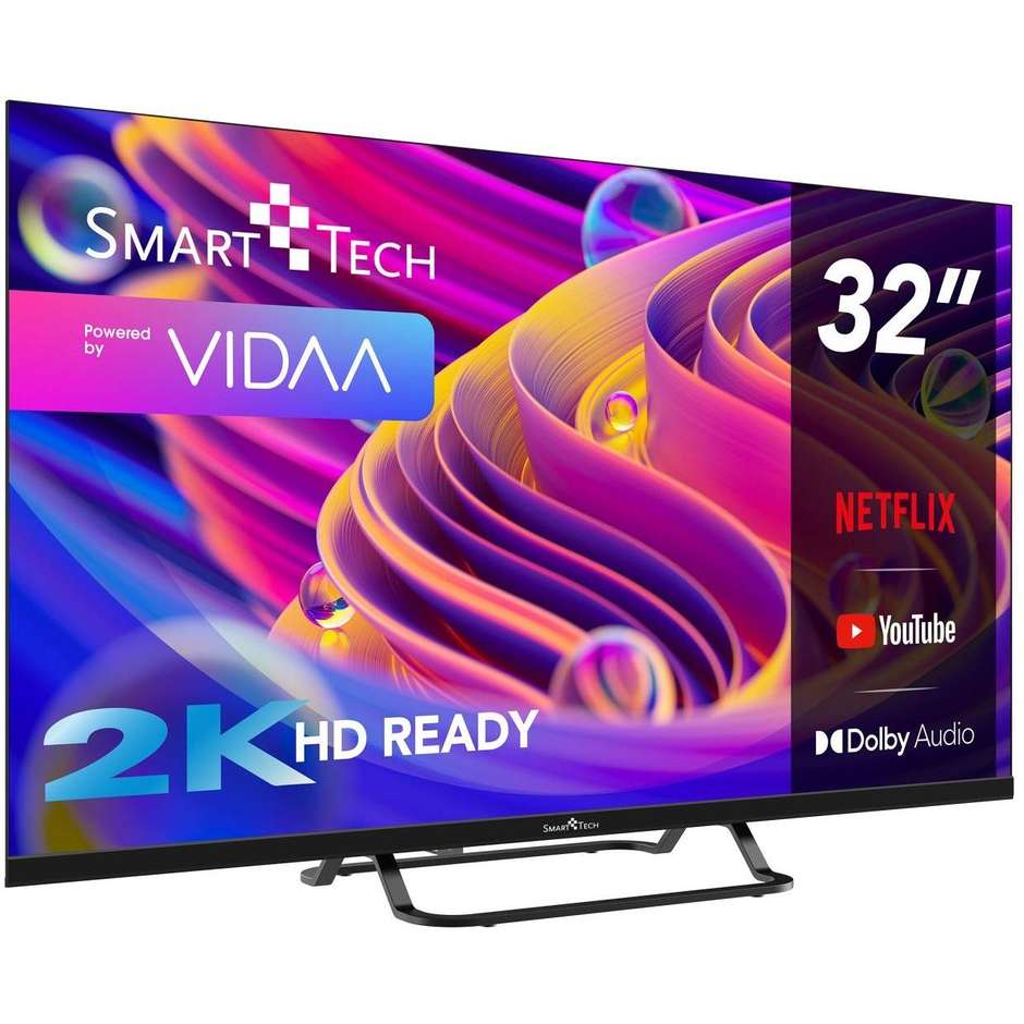 Smart-Tech 32HV02V Smart TV DLED 32" HD Wi-Fi Nero