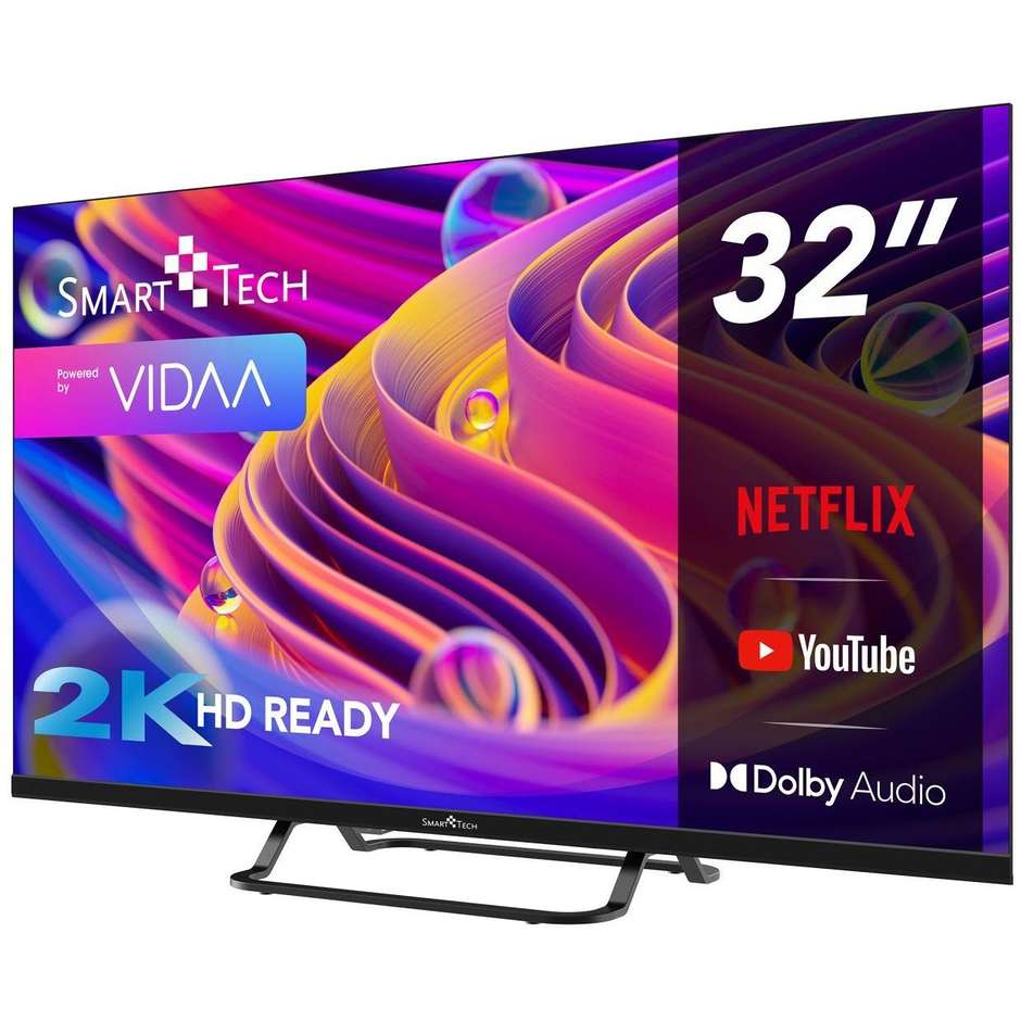 Smart-Tech 32HV02V Smart TV DLED 32" HD Wi-Fi Nero