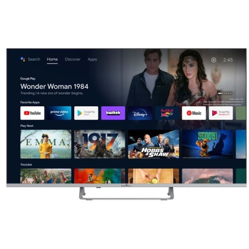 Smart Tech 50QV01V LED 50" 4K  Ultra HD Smart TV Wi-Fi Classe E Colore Nero