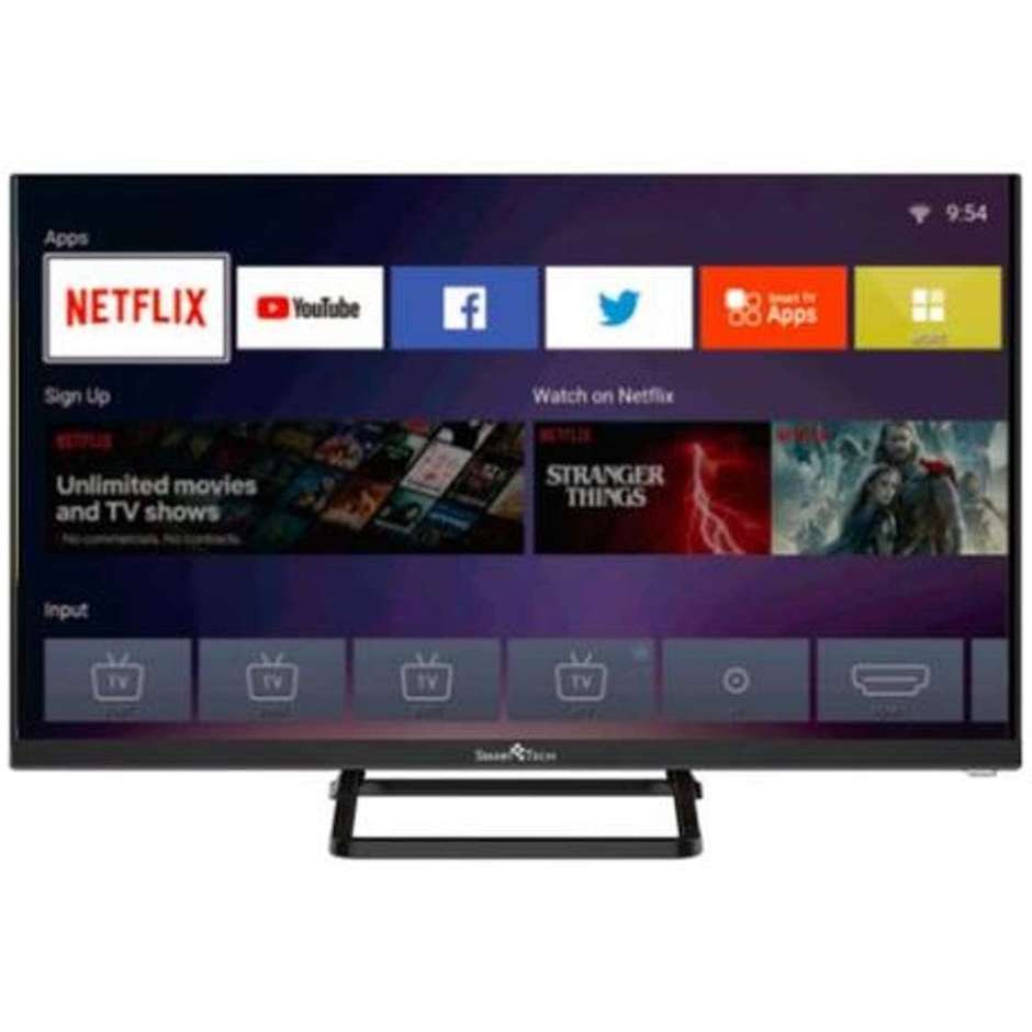 Smart Tech SMT32F30HC4U1B1 TV LED 32'' HD Ready Smart TV Wi-Fi Classe A+ colore nero