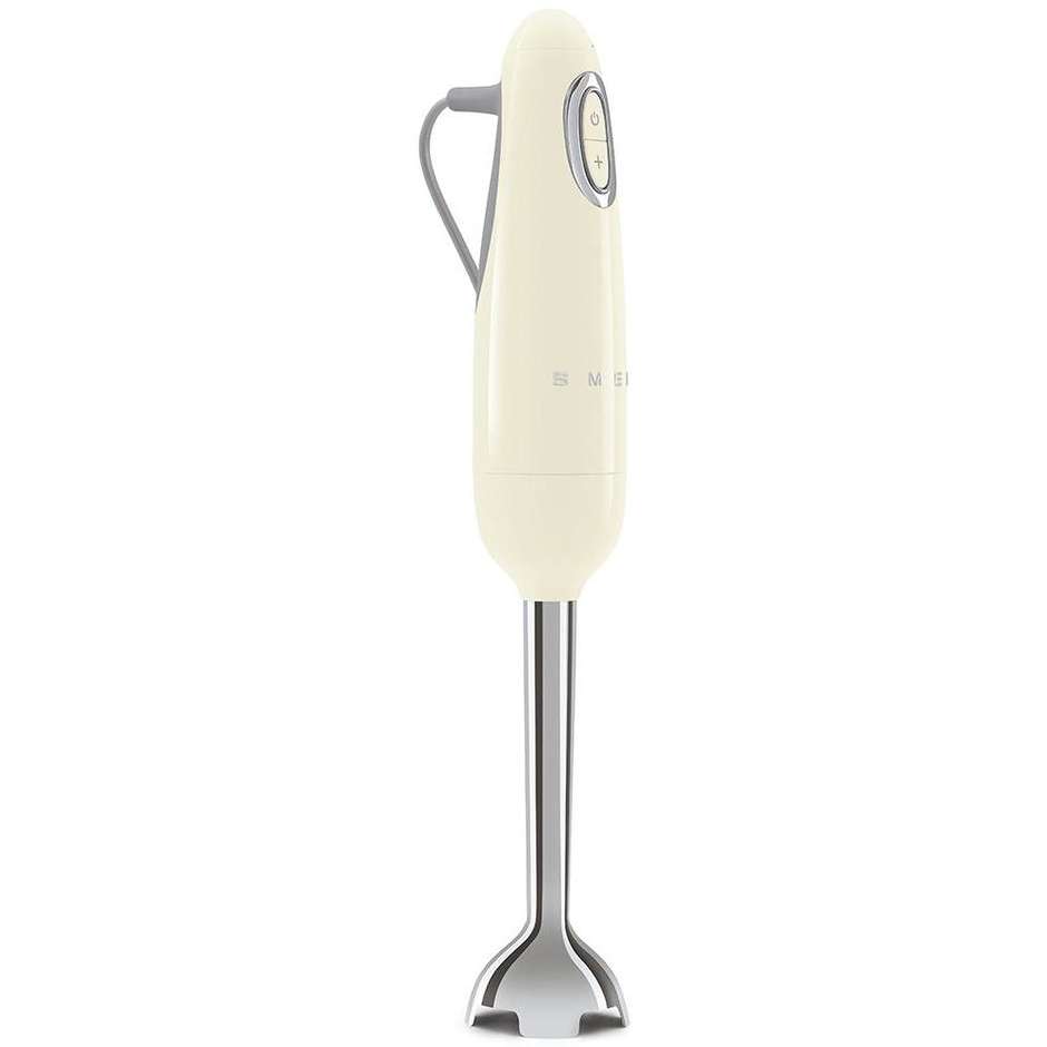 Smeg 50's Style HBF03CREU Frullatore ad Immersione 700W con Tritatutto 500ml Schiacciapatate Frusta e Caraffa Panna
