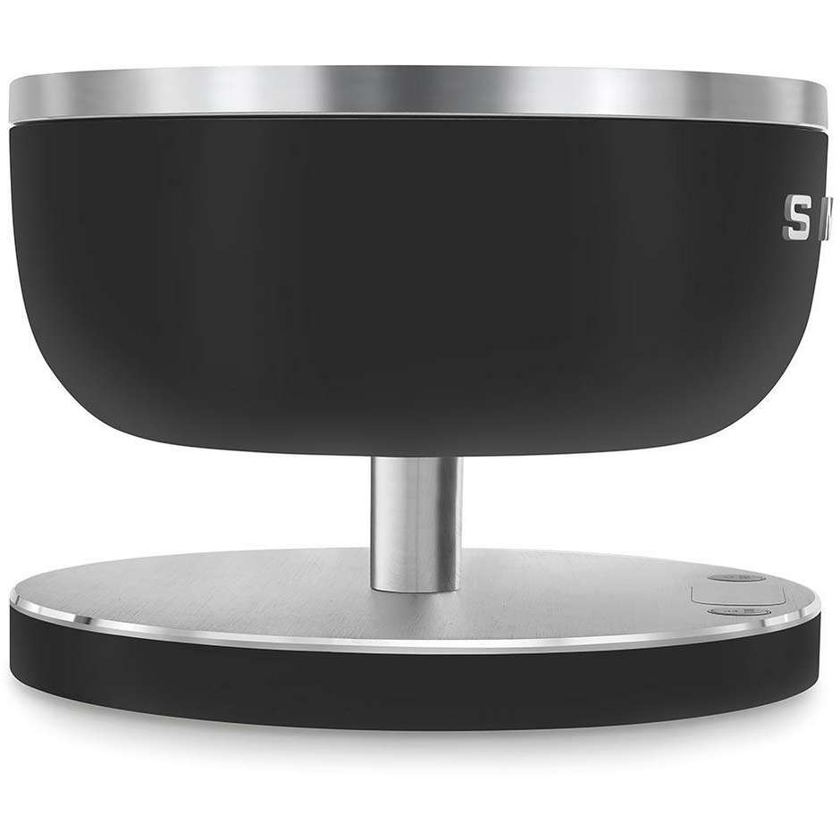 SMEG 50's Style KSC01BLMEU Bilancia Digitale Ciotola Inox 1,8 Litri Nero Opaco