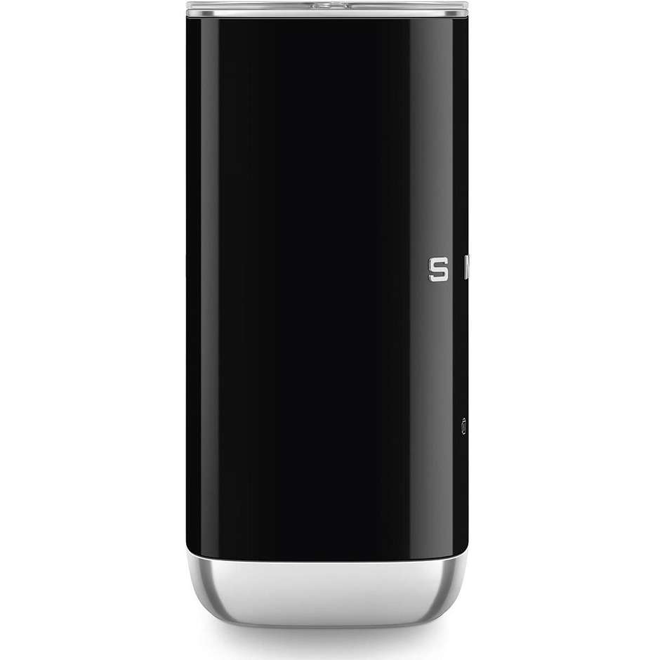 Smeg 50's Style MFF02BLEU Montalatte Elettrico ad Induzione 500W con Caraffa Inox da 600ml Nero Lucido