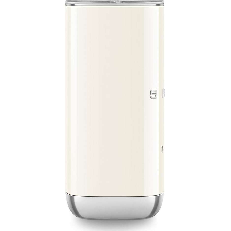 Smeg 50's Style MFF02CREU Montalatte a Induzione Elettrico 500 W Caraffa Inox 6 Programmi Crema