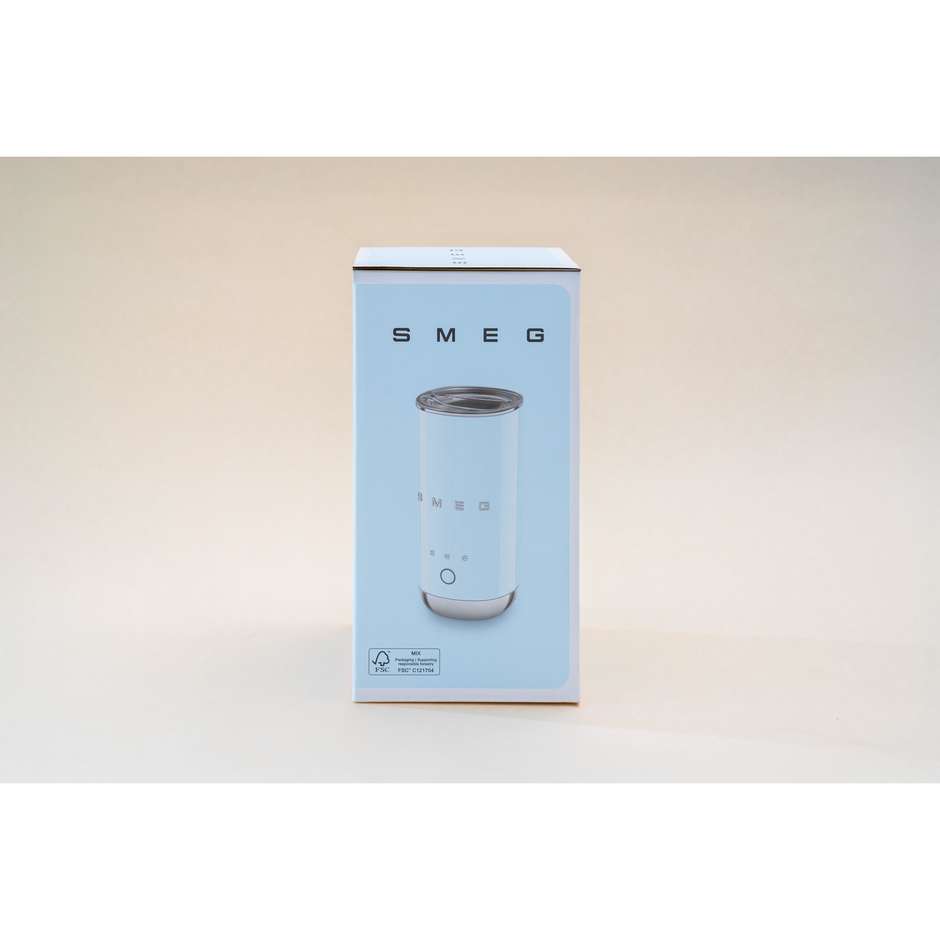 Smeg 50's Style MFF02RDEU Montalatte a Induzione Elettrico 500 W Caraffa Inox 6 Programmi Rosso