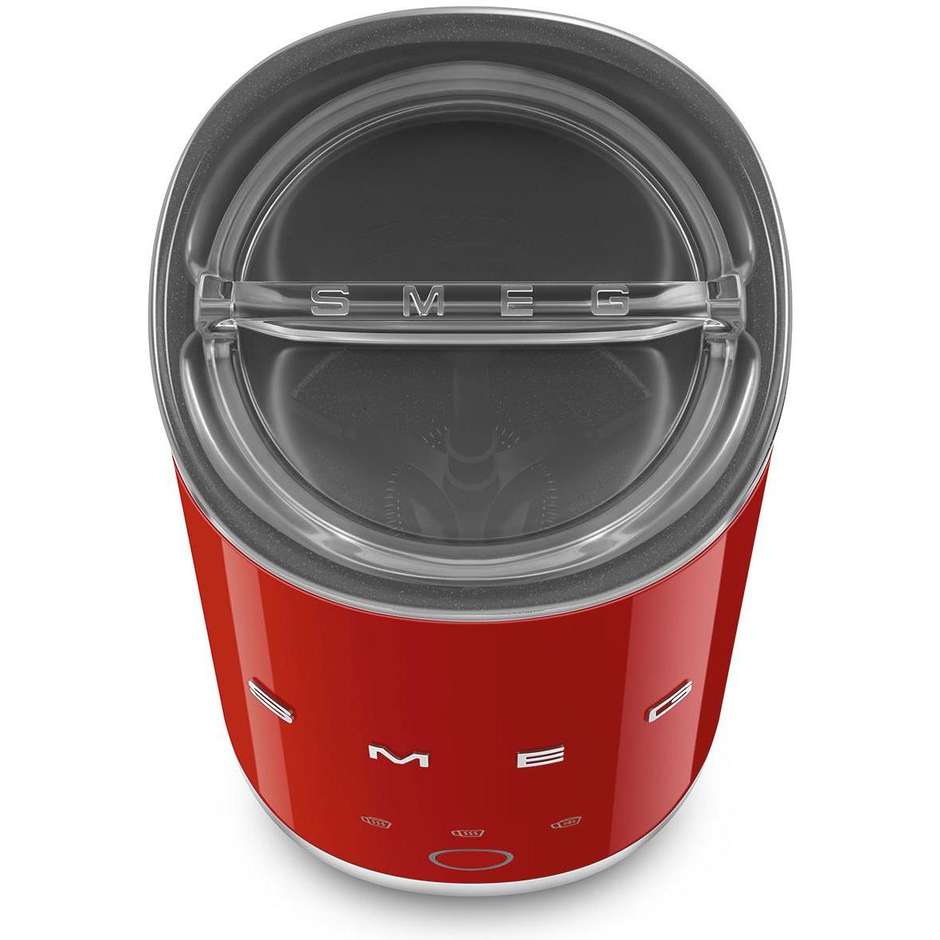 Smeg 50's Style MFF02RDEU Montalatte Elettrico ad Induzione 500W con Caraffa Inox da 600ml Rosso Lucido