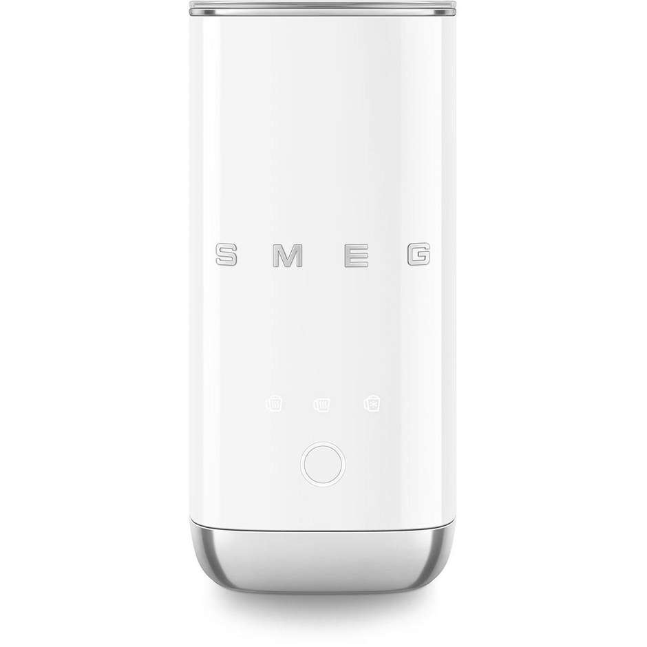 Smeg 50's Style MFF02WHEU Montalatte a Induzione Elettrico 500 W Caraffa Inox 6 Programmi Bianco
