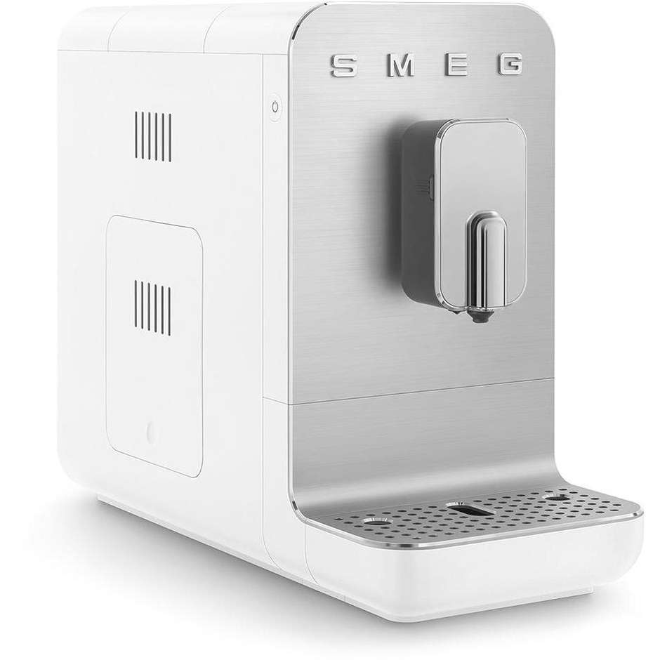 Smeg BCC13WHMEU Macchina da Caffè Automatica con sistema latte Collezione Aesthetic Colore 1350 W Colore Bianco