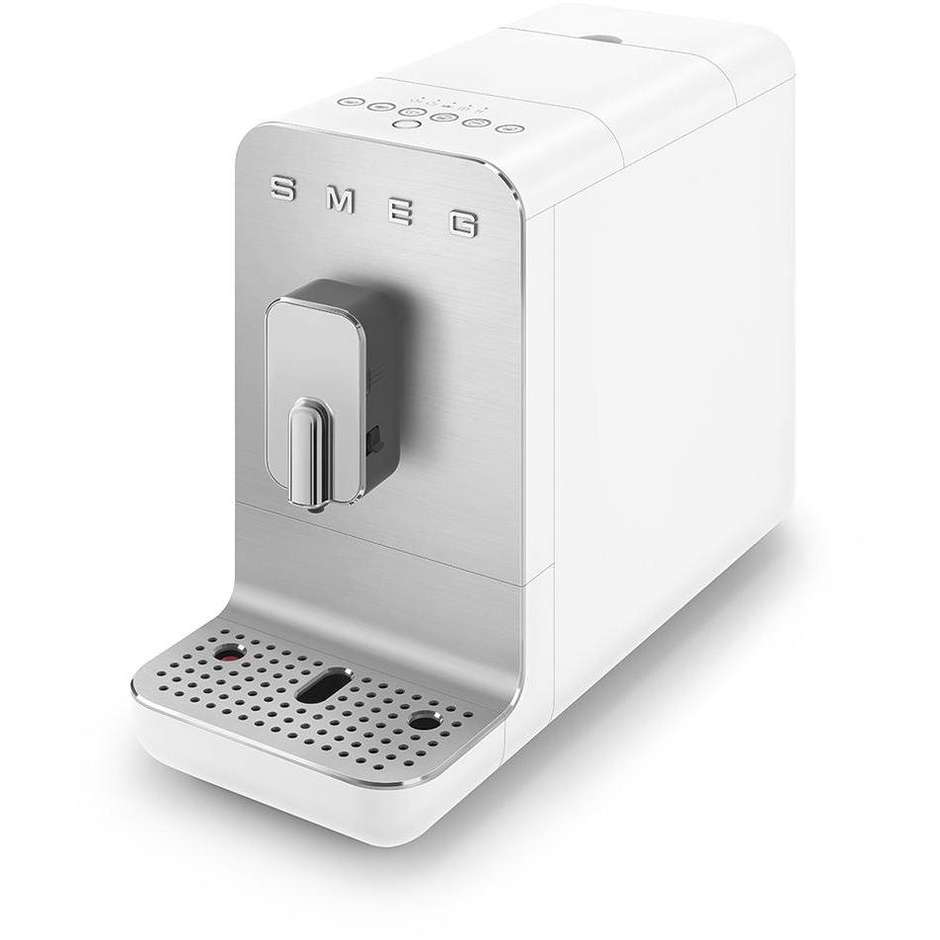 Smeg BCC13WHMEU Macchina da Caffè Automatica con sistema latte Collezione Aesthetic Colore 1350 W Colore Bianco