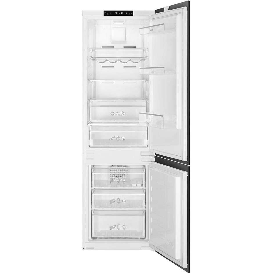 Smeg C8174TNE Frigorifero Combinato da Incasso 254 Lt Total NoFrost Classe E colore bianco