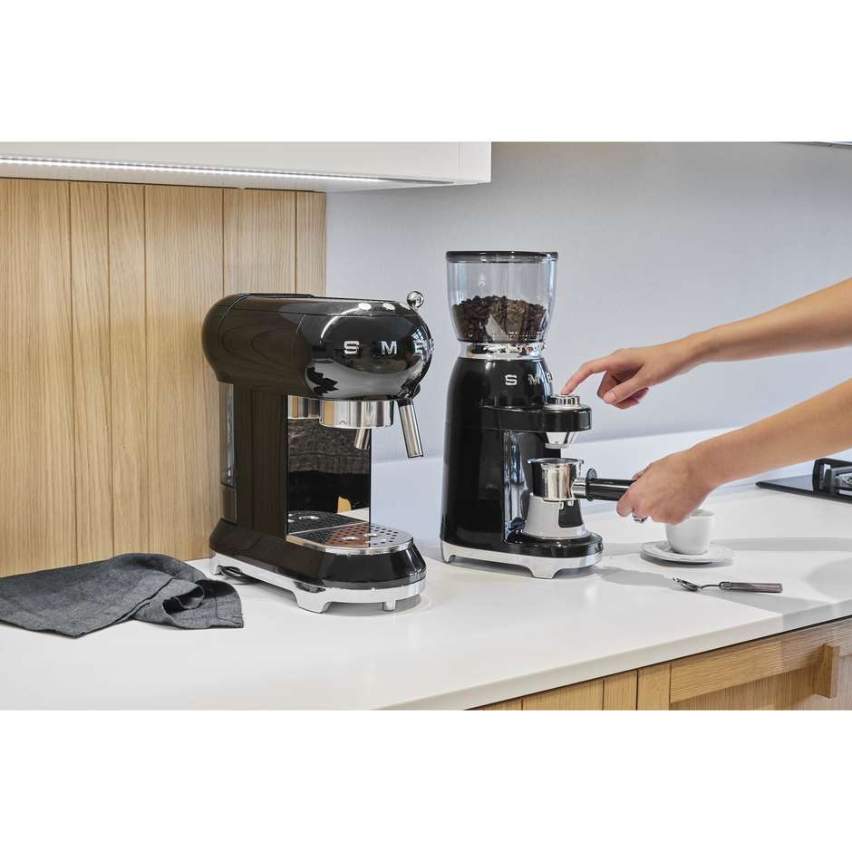 Smeg CGF11BLEU Macinacaffè Capacita 350g Potenza 150 W Colore Nero