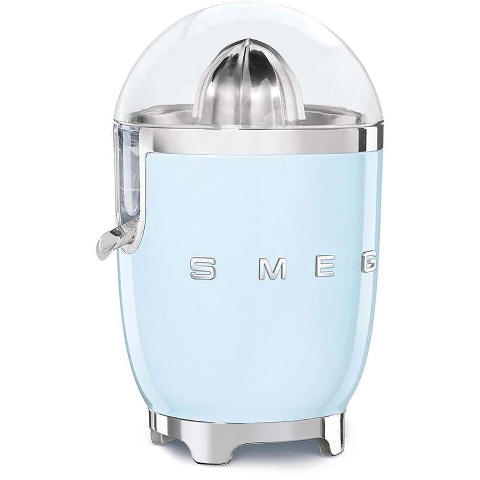 Smeg CJF11PBEU Spremiagrumi Elettrico Anni '50 Motore 70W con Sensore On/Off Azzurro Pastello
