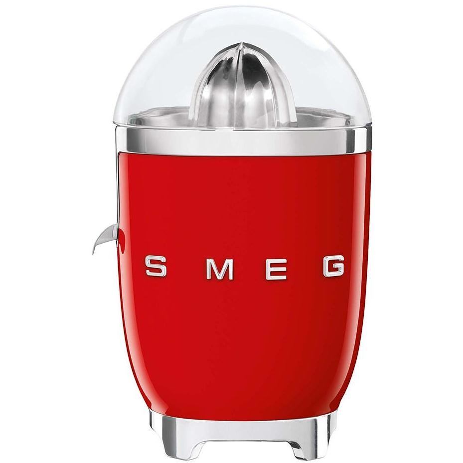 Smeg CJF11RDEU Spremiagrumi Elettrico 50's Style 70 W Filtro Acciaio Inox Finitura Rosso Lucido