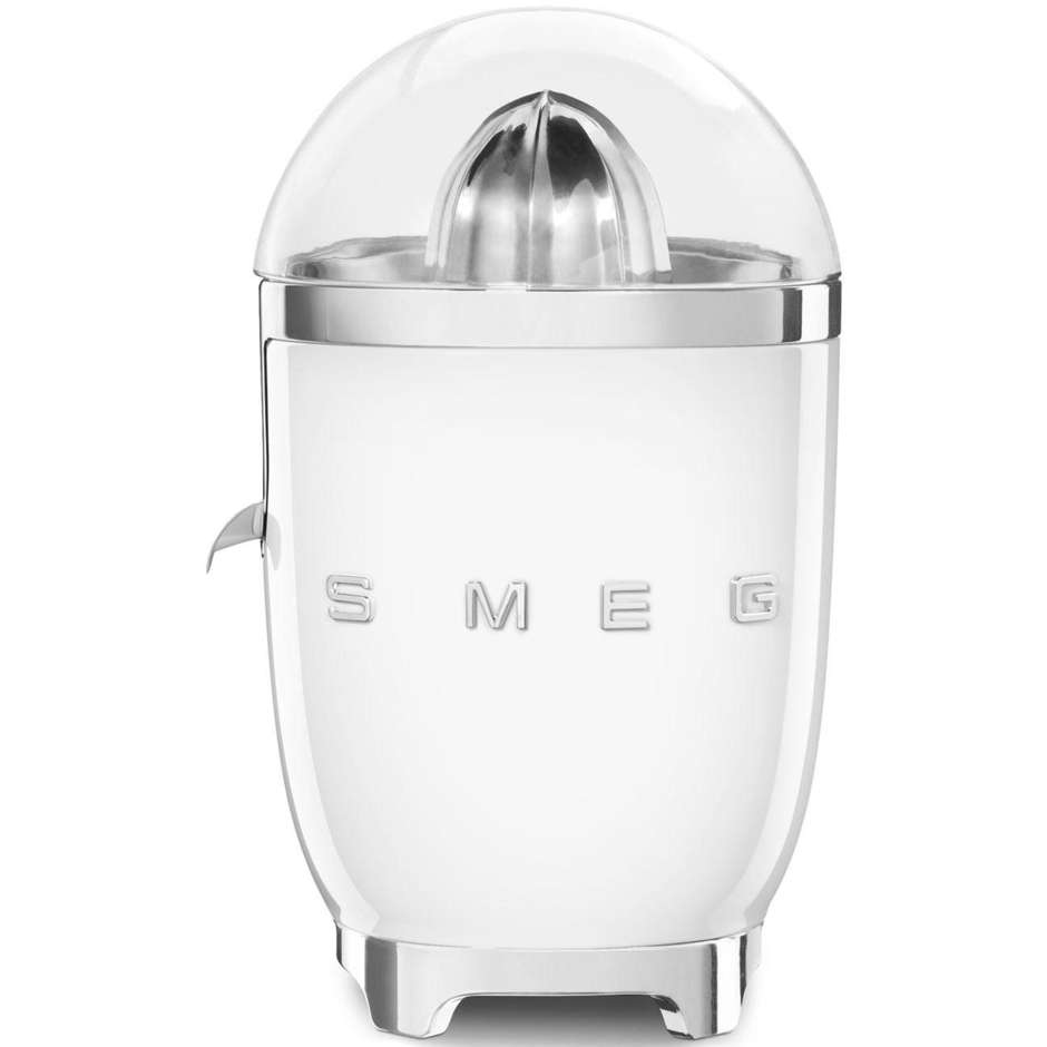 Smeg CJF11WHEU Spremiagrumi Elettrico 50's Style 70 W Filtro Acciaio Inox Finitura Bianco Lucido