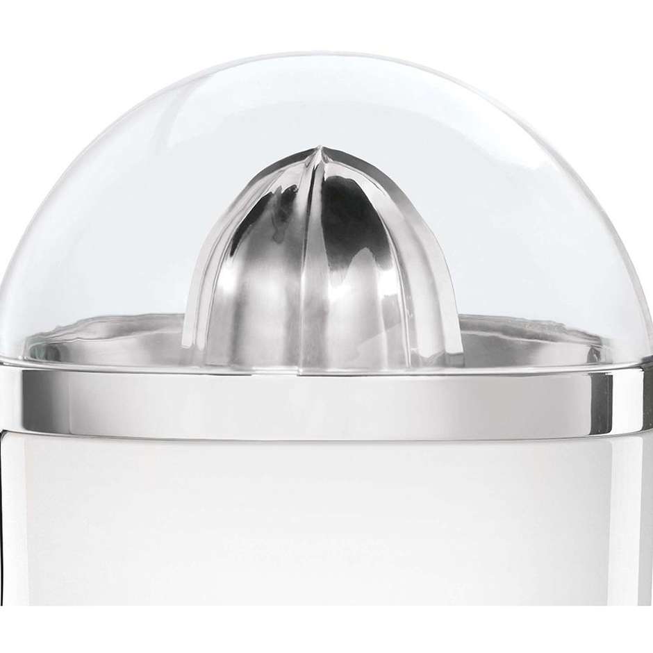 Smeg CJF11WHEU Spremiagrumi Elettrico Anni '50 Motore 70W con Sensore On/Off Bianco Lucido