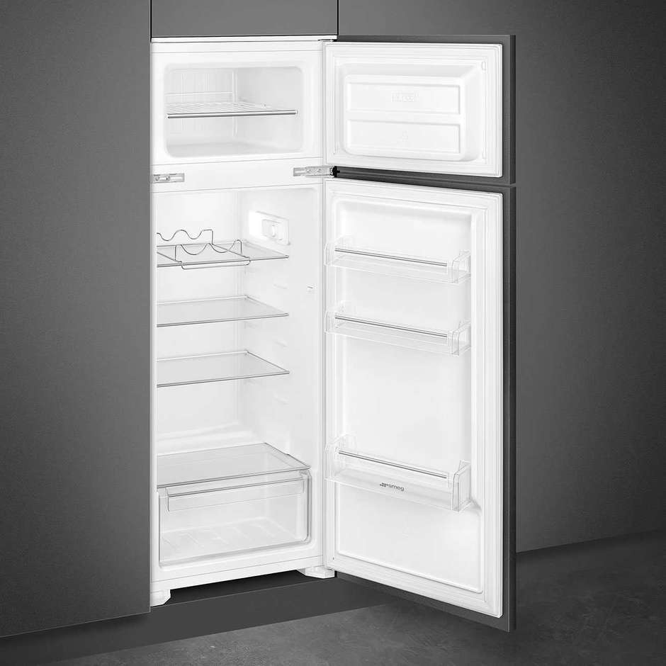 Smeg D8150E Frigorifero da Incasso Doppia Porta 205L Classe E Statico Bianco
