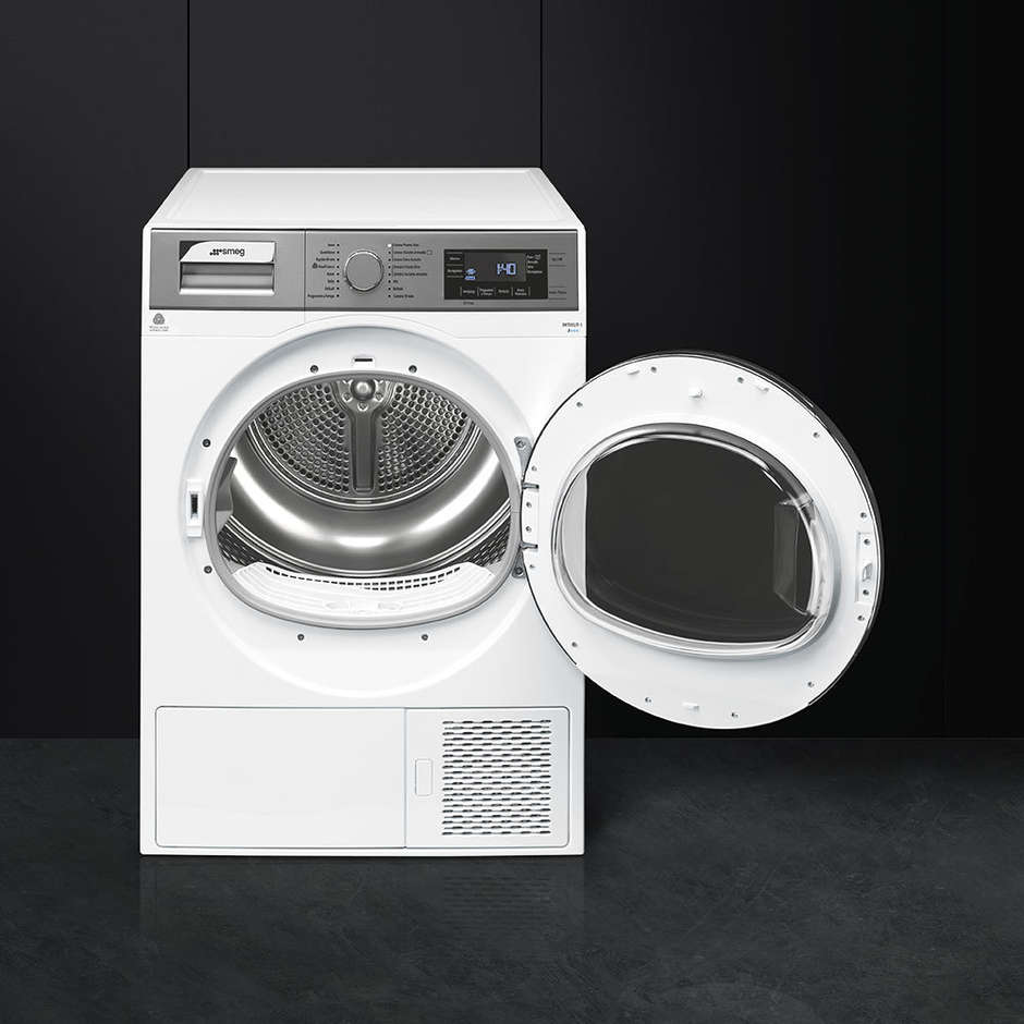 Smeg DHT83LIT1 asciugatrice a pompa di calore 8 Kg classe A+++ colore bianco Asciugatrici