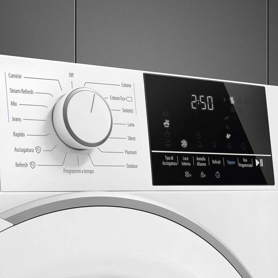 Smeg DN03SE Asciugatrice Carica frontale Capacita 10 Kg Classe A+++ Colore Bianco