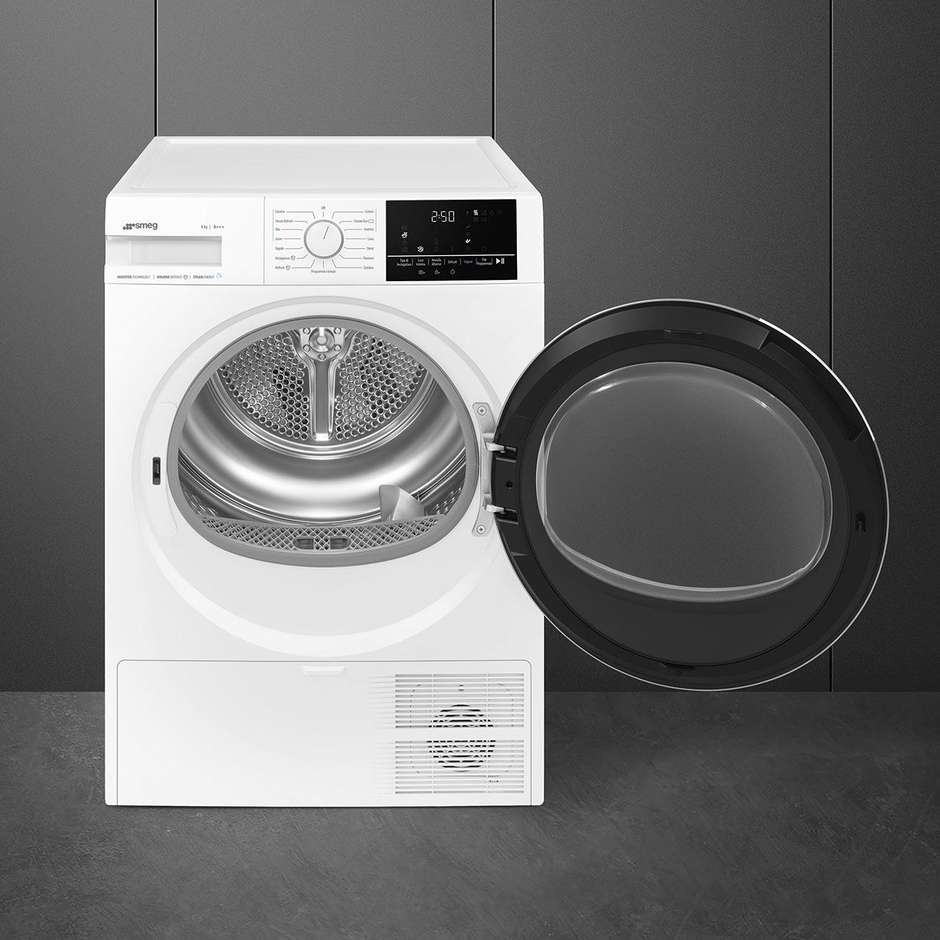 Smeg DN83SE Asciugatrice a pompa di calore Capacità 8 Kg Classe A+++ Colore Bianco